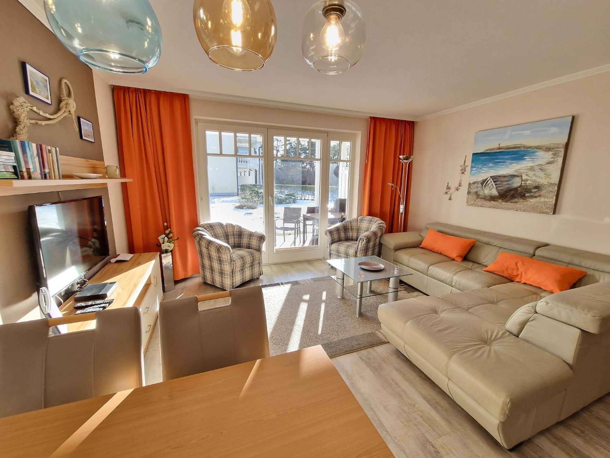 Duenenpark Binz - Komfort Ferienwohnung Mit 1 Schlafzimmer Und Terrasse Im Erdgeschoss 220 Eksteriør billede